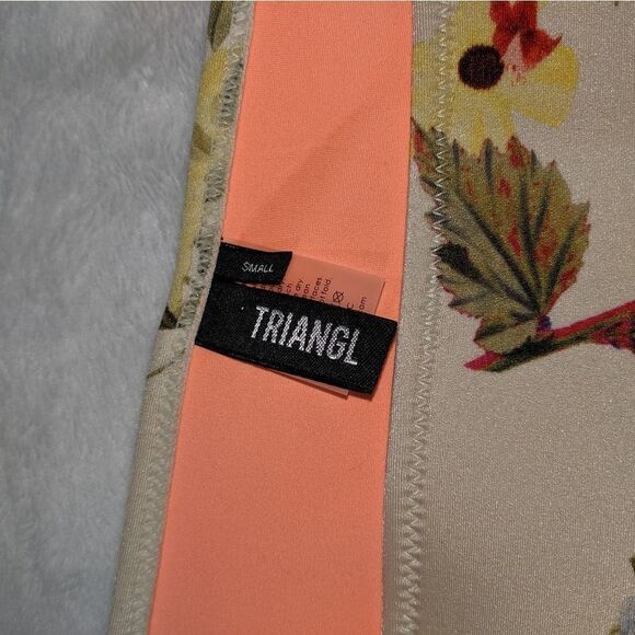 Triangl Ivory Multicolor Floral Bikini Bottom - Picture 3 of 5